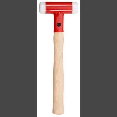 Hammer mit Nylonköpfen und Eschengriff 610g