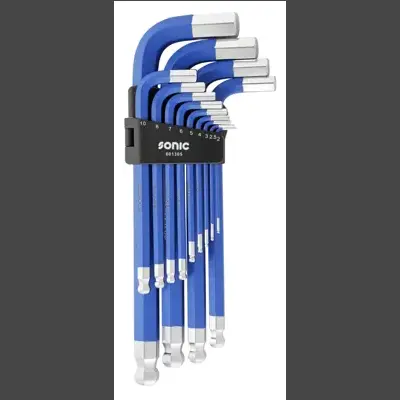 Innensechskantschlüsselsatz magnetisch Kugelkopf 13-tlg.