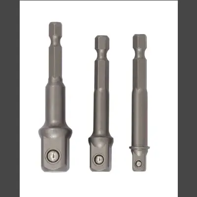 Adaptersatz für Bohrmaschinen 3-tlg.