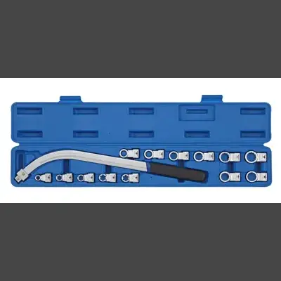 Spannrollenschlüssel-Satz 12-19mm E10-E18 15-tlg.