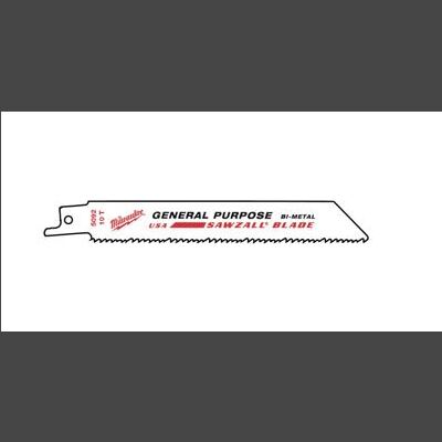 Säbelsägeblatt General Purpose, flexibel 150 x 2,5 mm (10 TPI)