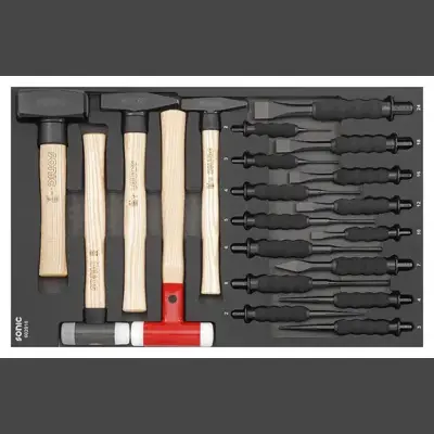 Meissel- und Hammersatz SFS-M 20-tlg.