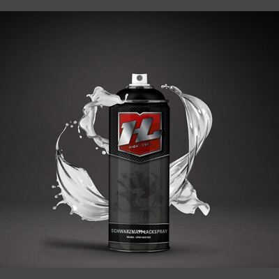 High Level Schwarzmatt 400ml (Karton à 12 Stk.)