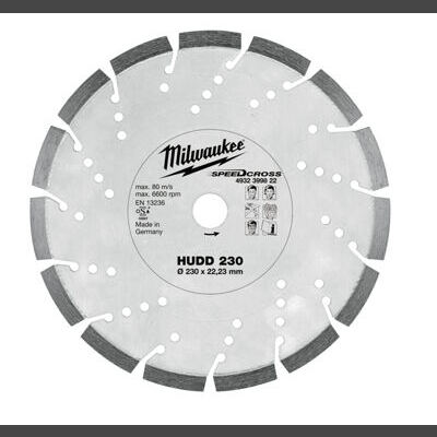 Speedcross Diamanttrennscheibe HUDD 230 mm für harte Materialien