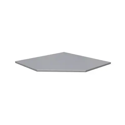 NEXT MSS Edelstahl-Arbeitsplatte Eckschrank 875x500x20mm
