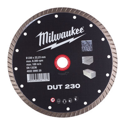 Diamanttrennscheibe DUT 230 mm Universal geschlossen