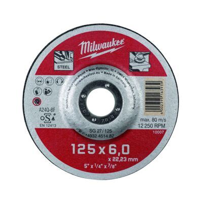 Schruppscheibe Contractor 125 mm SG27 6 mm gekröpft Contractor