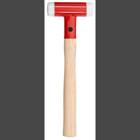 Hammer mit Nylonköpfen und Eschengriff 610g