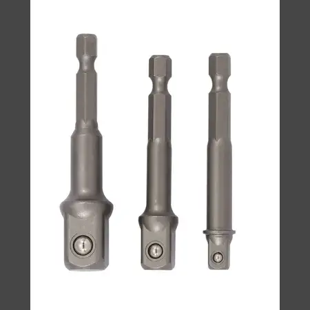 Adaptersatz für Bohrmaschinen 3-tlg.