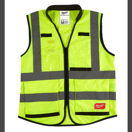 Premium Warnschutzweste gelb Größe S/M