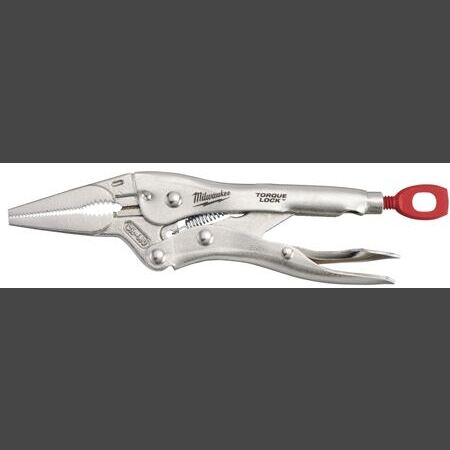 Langbeck-Gripzange TORQUE LOCK mit geraden, langen Backen 150 mm lang, Spannweite 52 mm