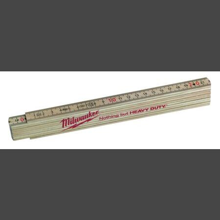 Gliedermaßstab Holz Slim 2 m Natur