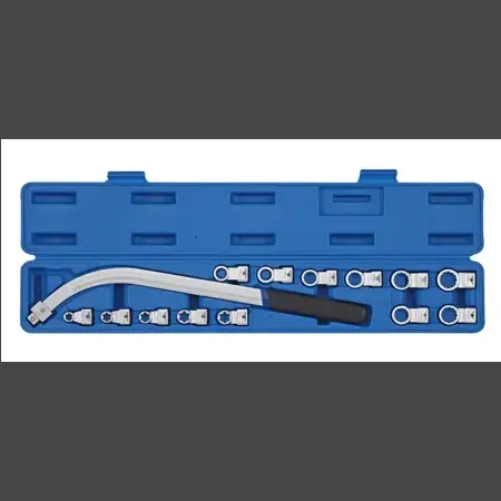 Spannrollenschlüssel-Satz 12-19mm E10-E18 15-tlg.