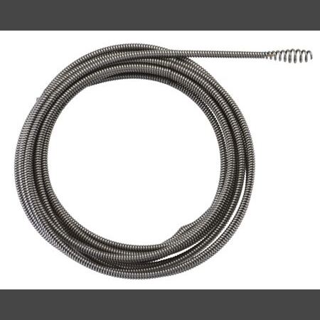 Spirale für Akku-Rohrreiniger M12BDC 6 mm x 7,6 m mit Keulenkopf