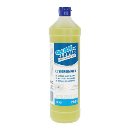 CLEAN and CLEVER Essigreiniger PRO 3 1 Liter