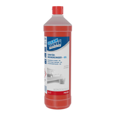 CLEAN and CLEVER Sanitärgrundreiniger-Gel PRO 84 1 Liter