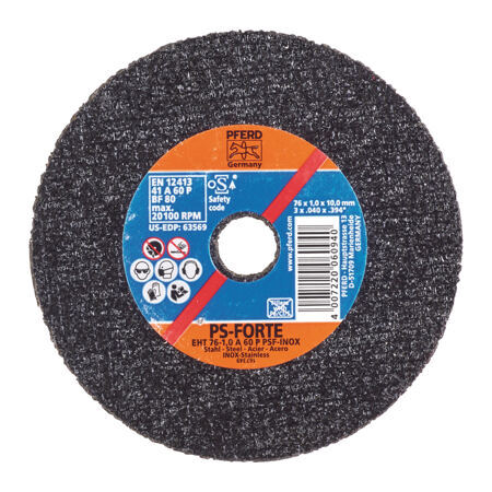 Metalltrennscheibe SCS41 76 mm für Stahl, Edelstahl