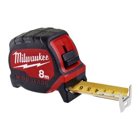 Premium-Bandmaß breit 8 m nicht-magnetisch, 33 mm breites Band