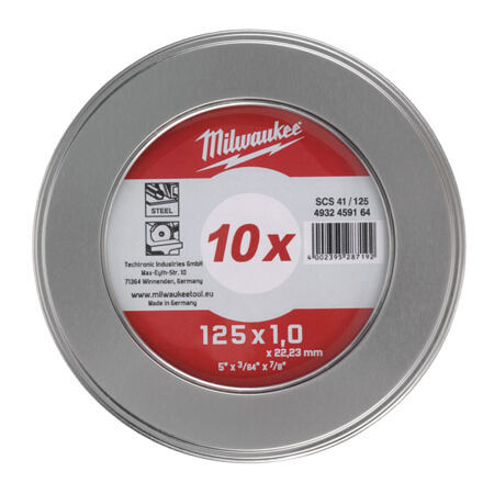 Metalltrennscheibe PRO+ INOX 125 mm 10 x SCS41 1 mm in Metallbox