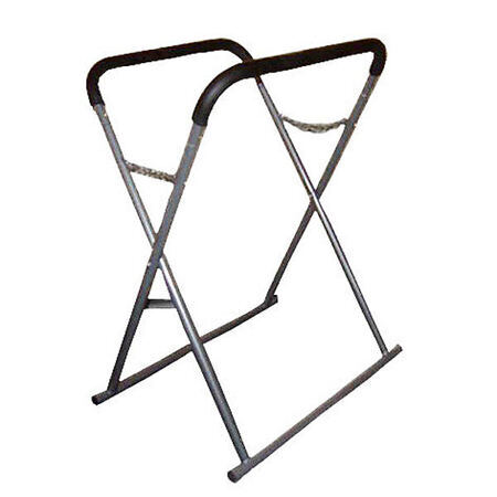 X-Ständer mit 2 Ketten, Auflage 100cm, Aussenmasse BxH: 1.15 x 1.12m