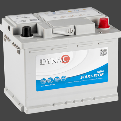 Starterbatterie Dynac AGM 60Ah Start-Stop wartungsfrei