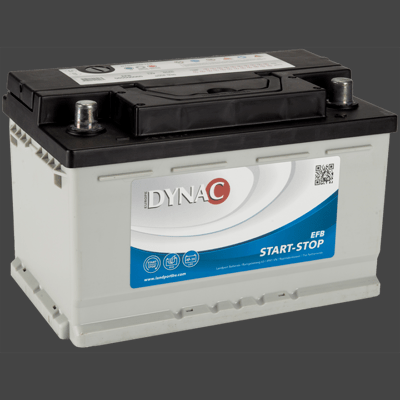 Starterbatterie Dynac EFB 65Ah Start-Stop wartungsfrei