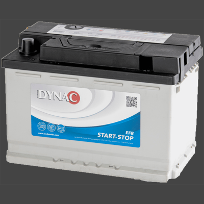 Starterbatterie Dynac EFB 70Ah Start-Stop wartungsfrei